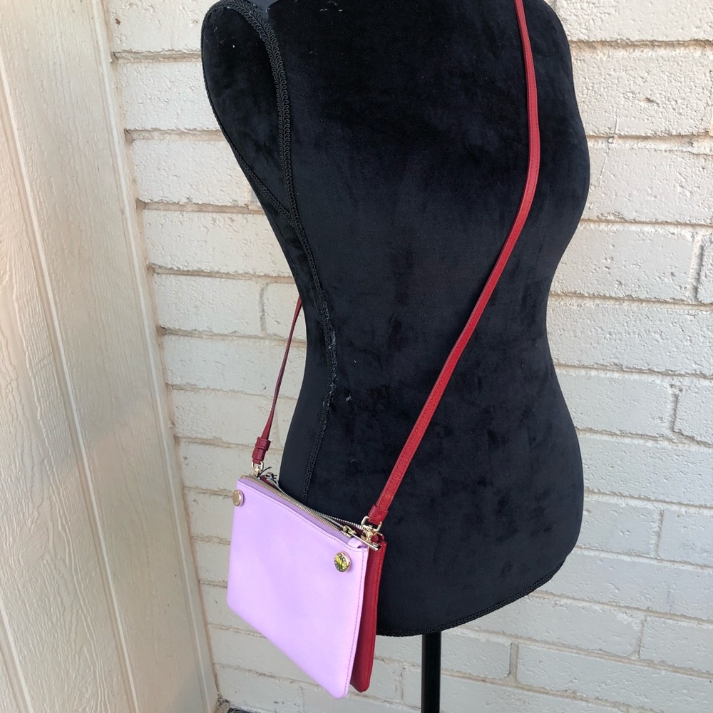 Furla Lilli XL Double Zip Leather Crossbody